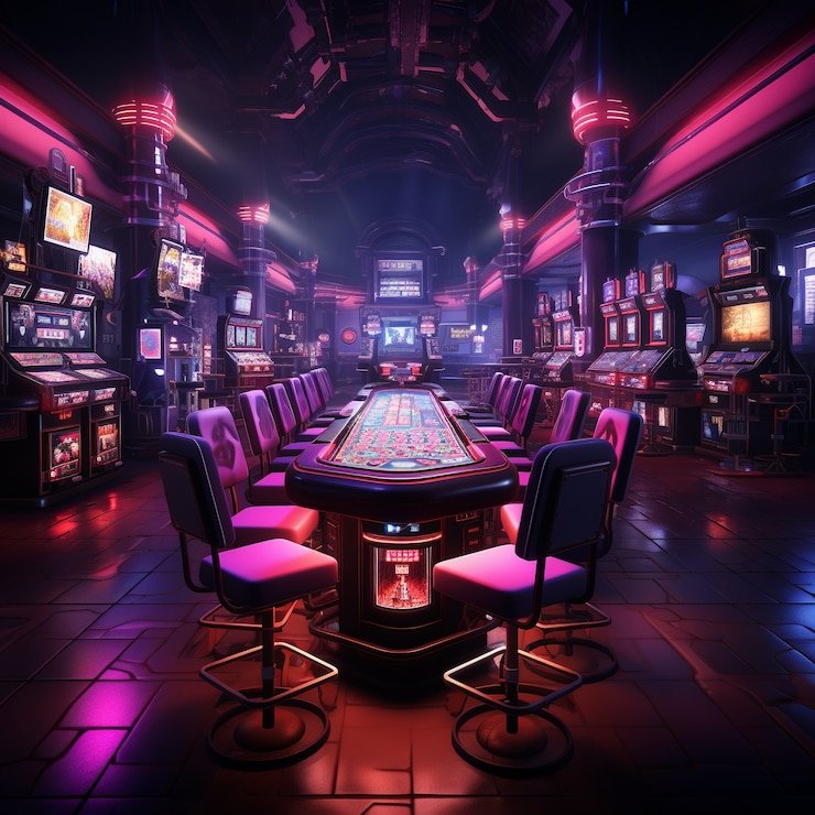 Dasbor permainan kasino live dengan opsi meja berganda dan streaming multi-kamera